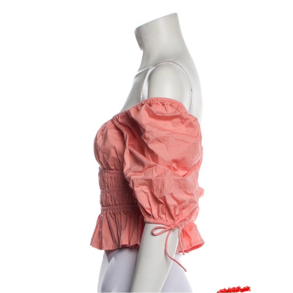 Staud Off-Shoulder Pink Top - Picture 2 of 12